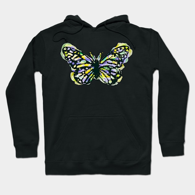 Butterfly - colorful abstract Hoodie by Ravendax